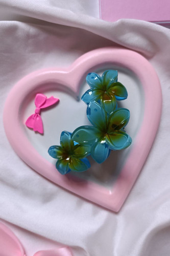 کلیپس مو پلومریا طرح سه گل