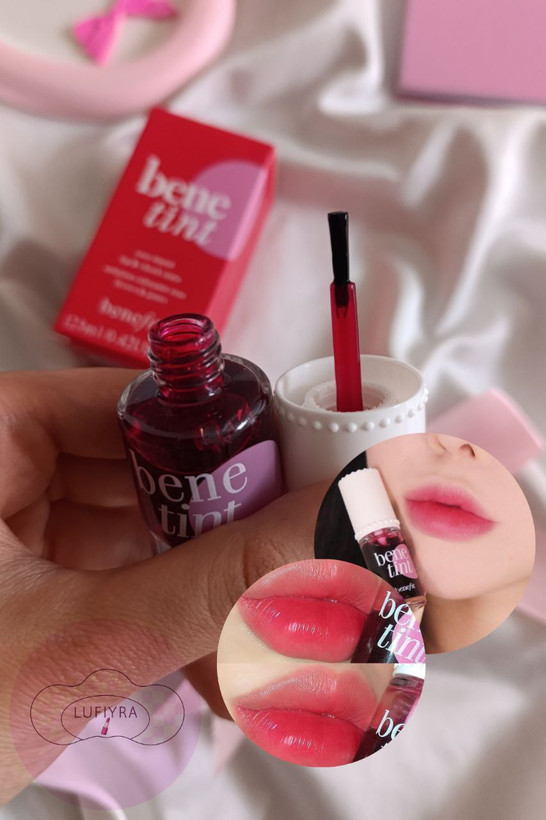 تینت لب آلبالویی برند بنفیت