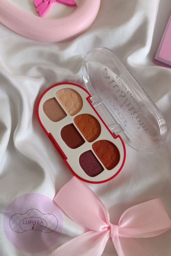 پالت سایه 6 رنگ برند هدی موجی