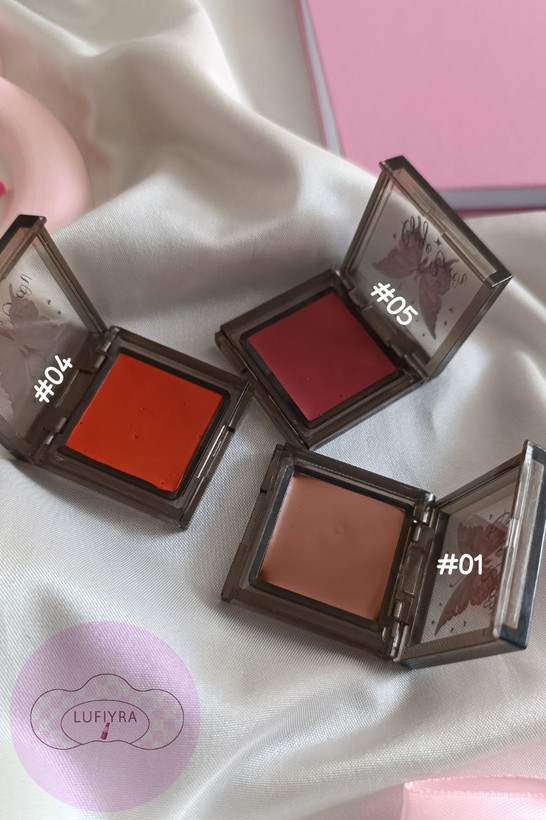 رژگونه کرمی پینترستی پروانه برند جیجی بر